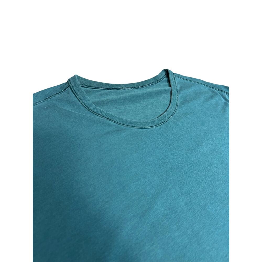 Lululemon Zeroed In Long Sleeve Shirt Mens 2XL Green Athleisure Workout Lounge